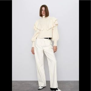 Zara Ruffled Sweater